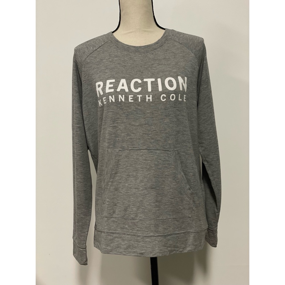 Kenneth Cole Reaction Crewneck Lightweight Sweatshirt Gray Size M